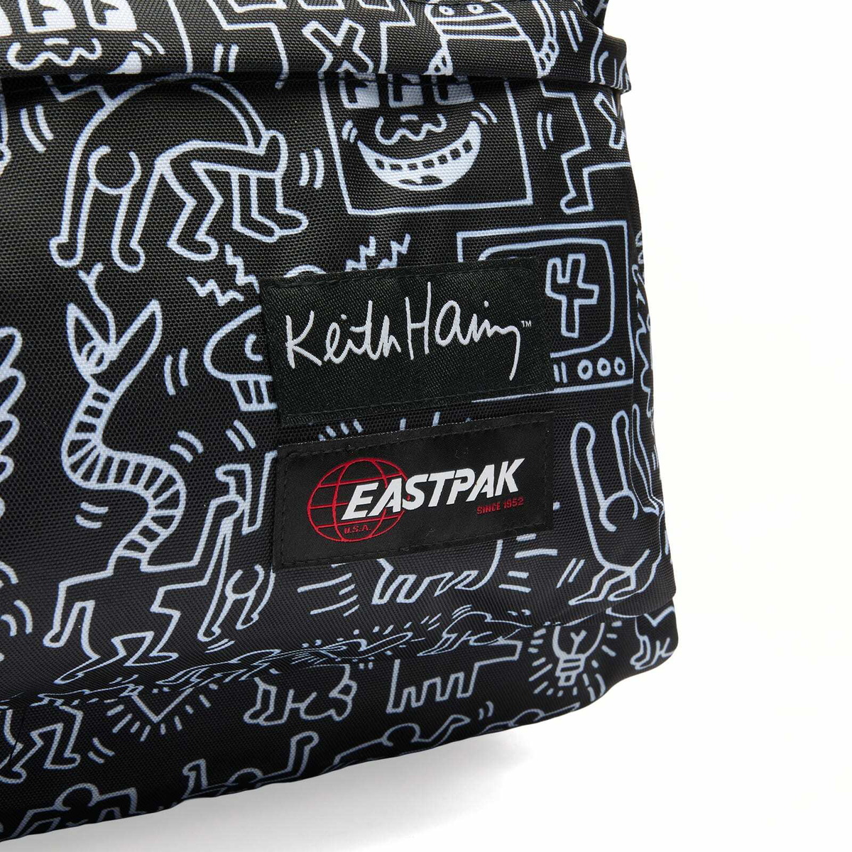 Eastpak x Keith Haring Day Pak'r Backpack in Black 