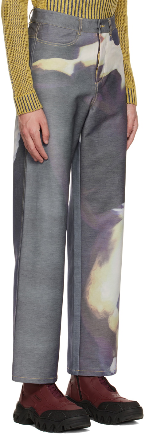 PONDER.ER SSENSE Exclusive Blue Flee Jeans
