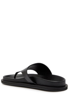 A.emery Imara Suede Flip Flops Black