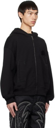 Bally Black Zip Hoodie