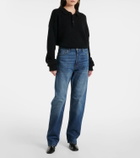 Aya Muse Faded straight jeans