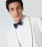 Brunello Cucinelli Cotton and silk satin bow tie
