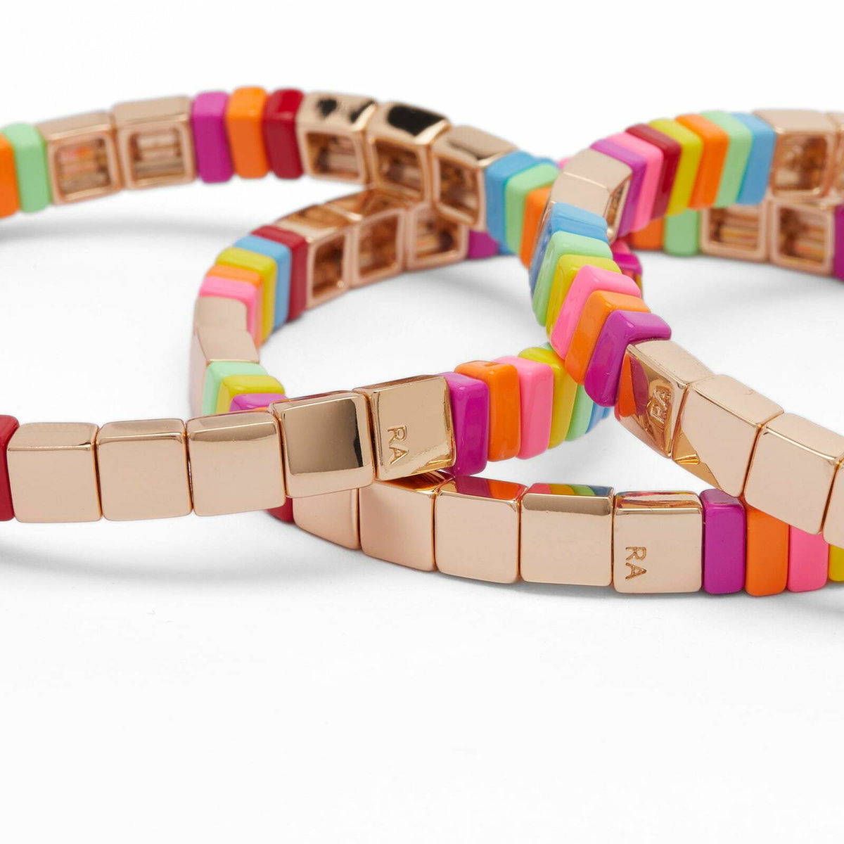 Roxanne Assoulin Women's Chasing Rainbows Bracelet - Set of 3 in Multi 