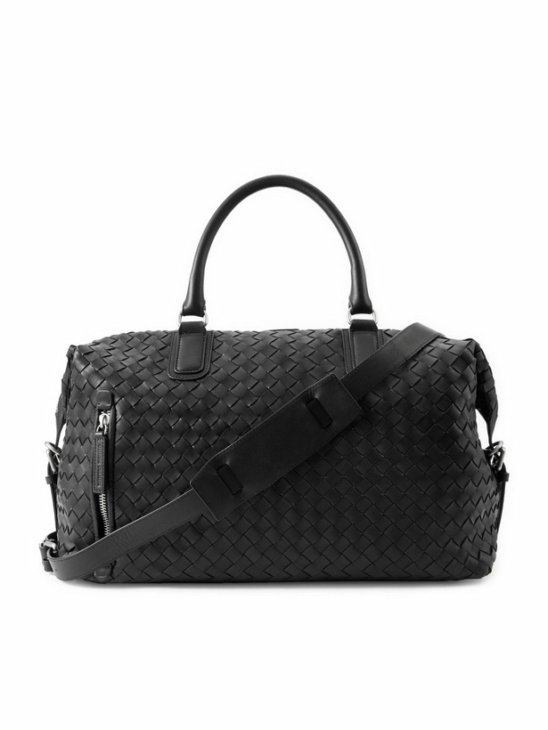 Photo: Officine Creative - Woven Leather Weekend Bag