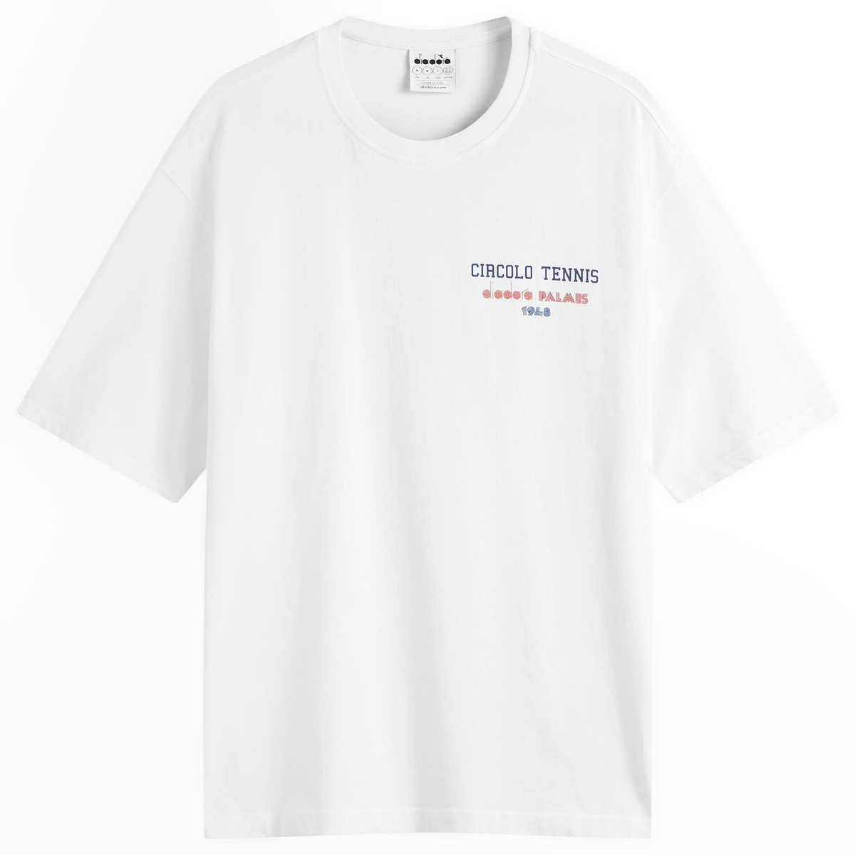 Diadora Men's x Palmes Legcay II T-Shirt in Optical White