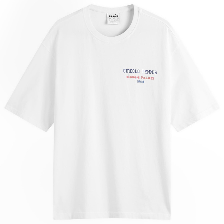 Photo: Diadora Men's x Palmes Legcay II T-Shirt in Optical White