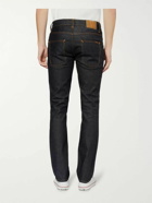 Nudie Jeans - Grim Tim Slim-Fit Organic Dry Denim Jeans - Blue