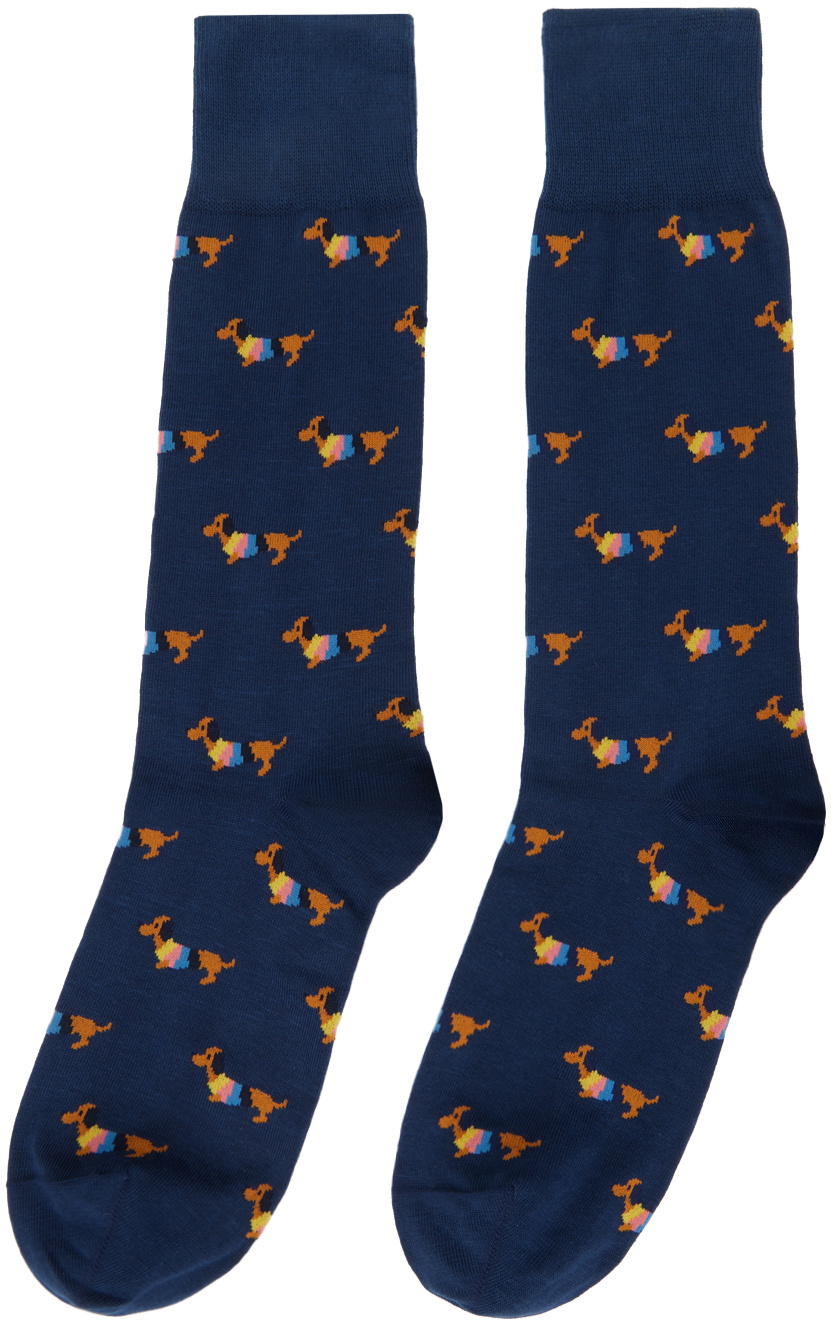 タイツ・ソックス Paul Smith Pack Of Three Socks Paul Smith Three-Pack Multicolor Signature Socks Paul Smith