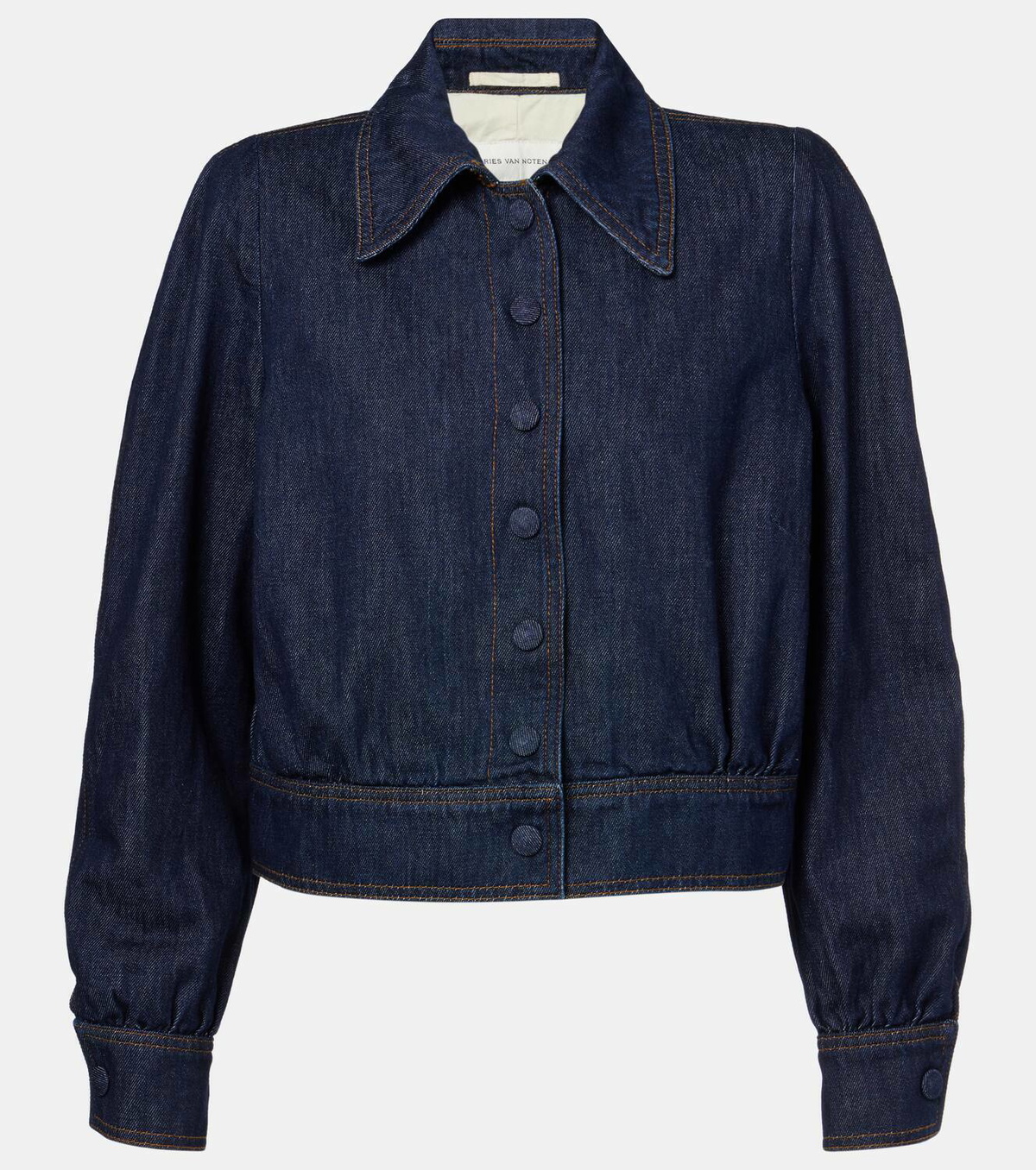 Dries Van Noten Cropped denim jacket