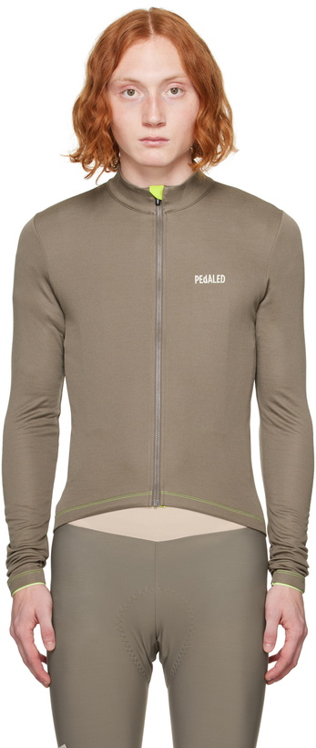 Photo: PEdALED Gray Cycling Long Sleeve T-Shirt