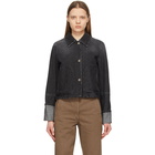 Loewe Black Denim Button Jacket