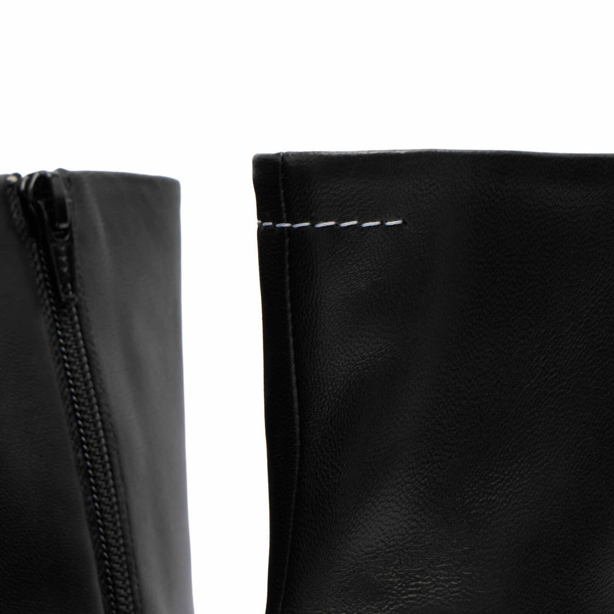 MM6 Maison Margiela Women's Heeled Moulded Toe Ankle Boots in Black