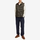 Barbour Men's x Baracuta Wax Gilet in Archive Olive