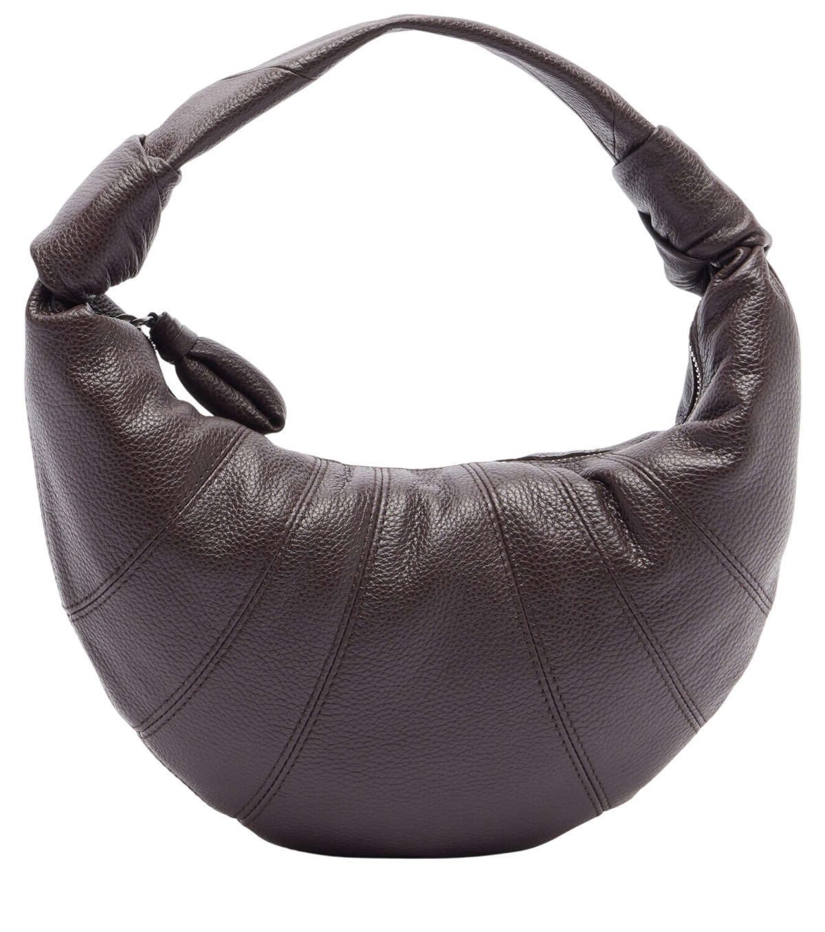 Lemaire Croissant leather coin purse with strap Lemaire