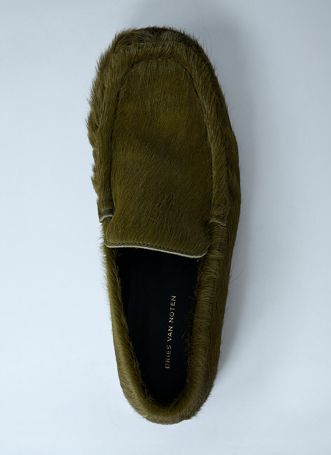 Dries Van Noten Pony Hair Loafers