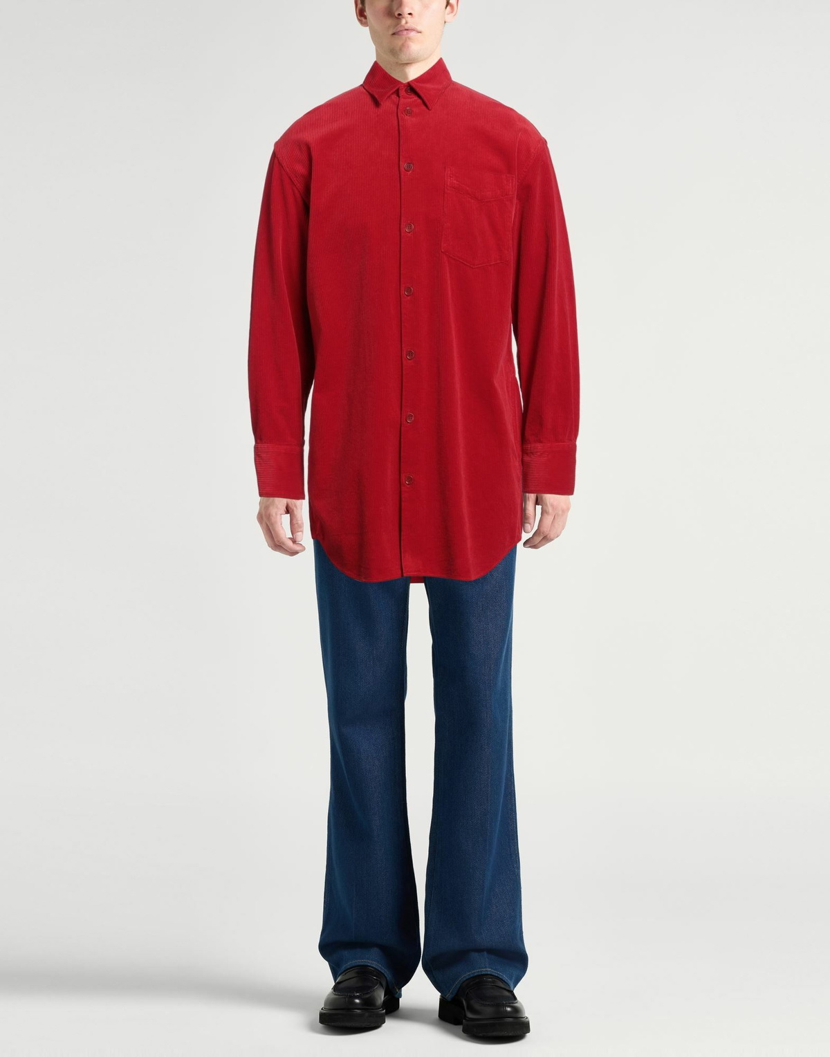 Aspesi Mens Shirt in Red