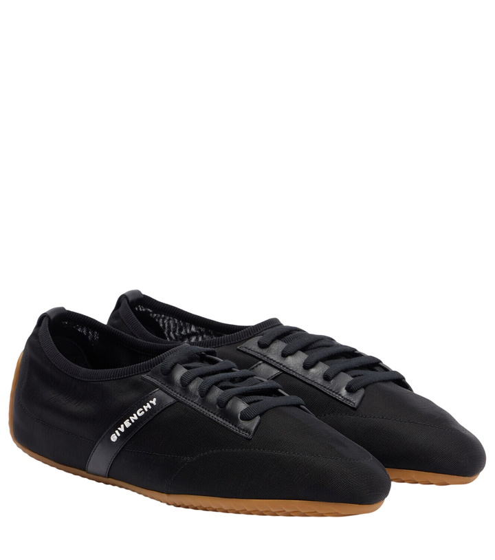 Photo: Givenchy Slim leather-trimmed sneakers