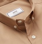 AMI - Slim-Fit Button-Down Collar Cotton Oxford Shirt - Men - Brown