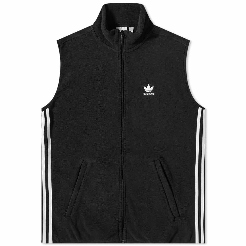 Photo: Adidas Men's Adicolor Fleece Vest in Black