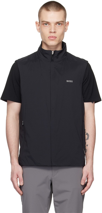 Photo: BOSS Black Zip-Up Vest