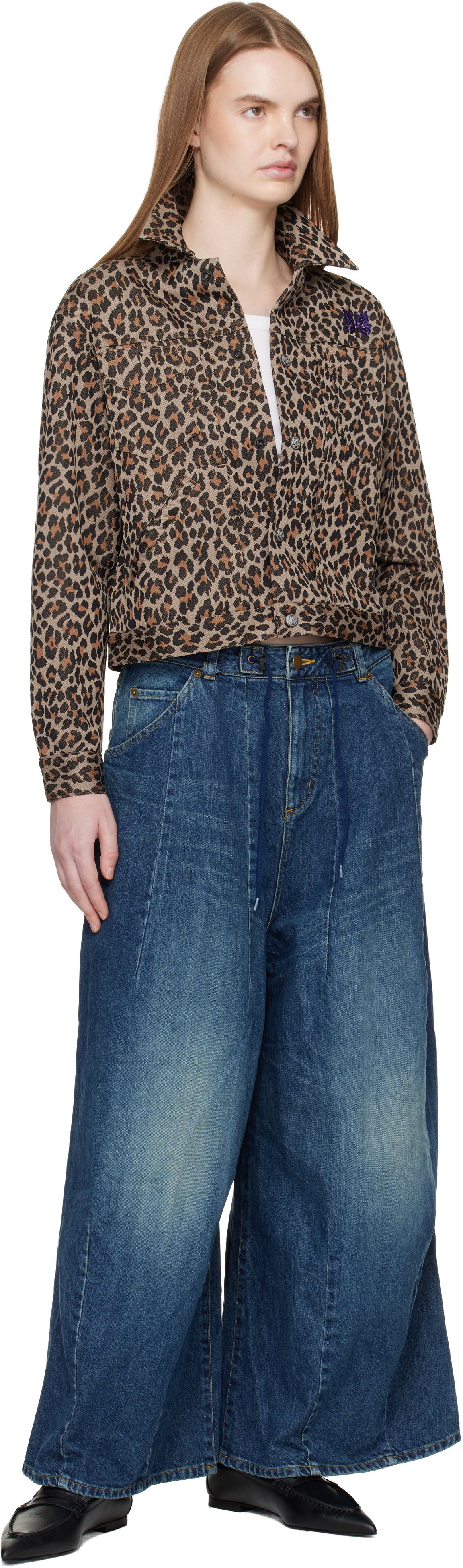 NEEDLES Brown Penny Jean Jacket