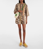 Loewe Paula's Ibiza Anagram beaded bucket bag