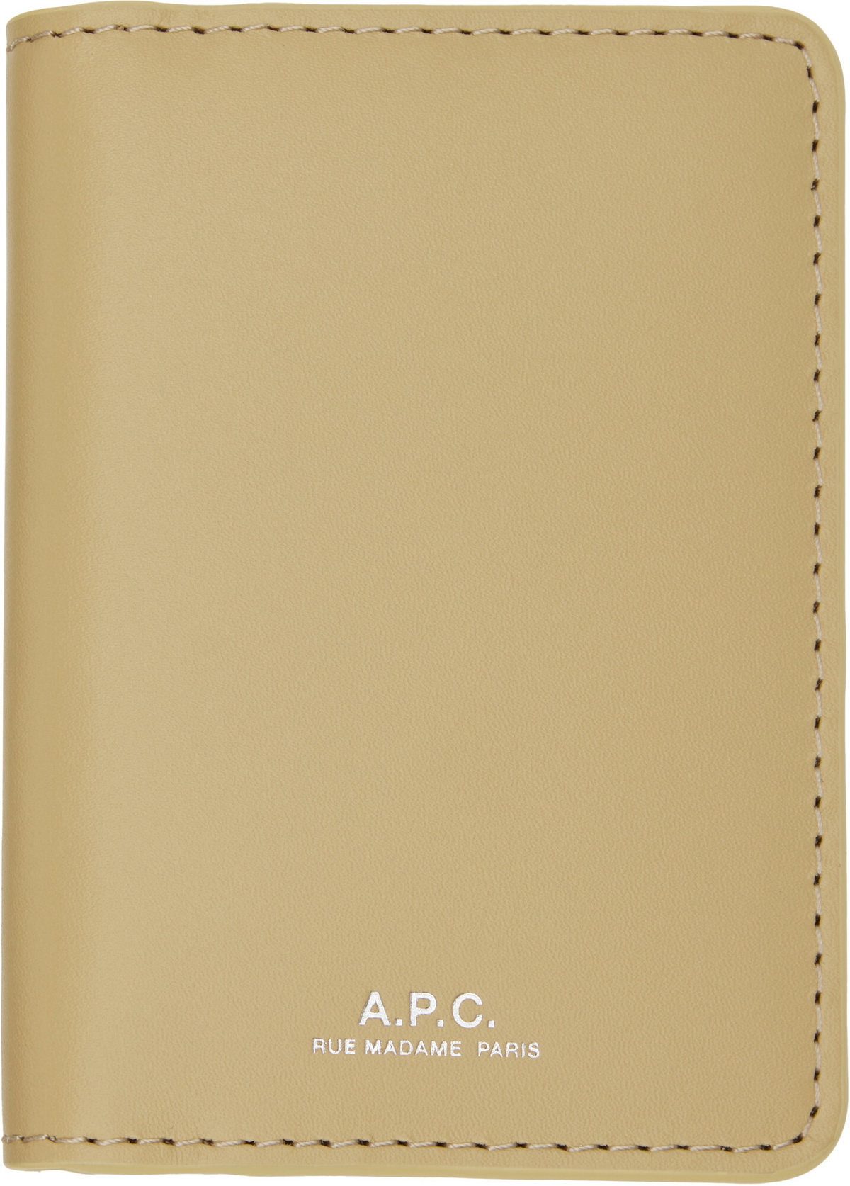 A.P.C. Beige Stefan Card Holder