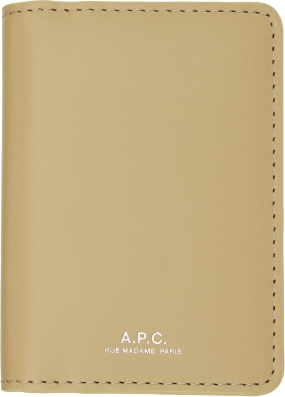 Photo: A.P.C. Beige Stefan Card Holder
