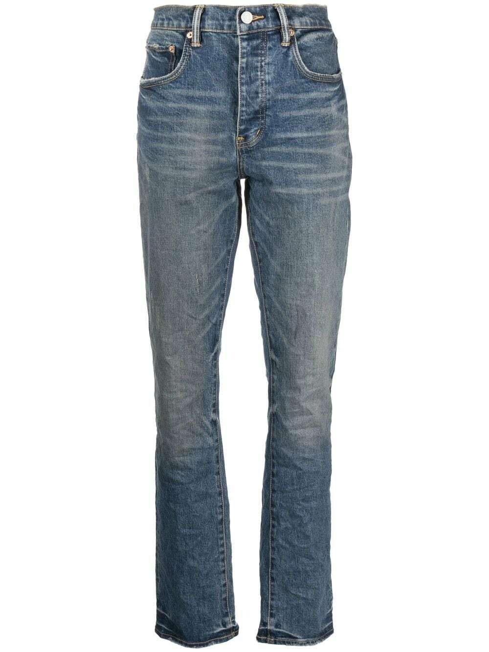 mid-rise straight-leg jeans, Purple Brand