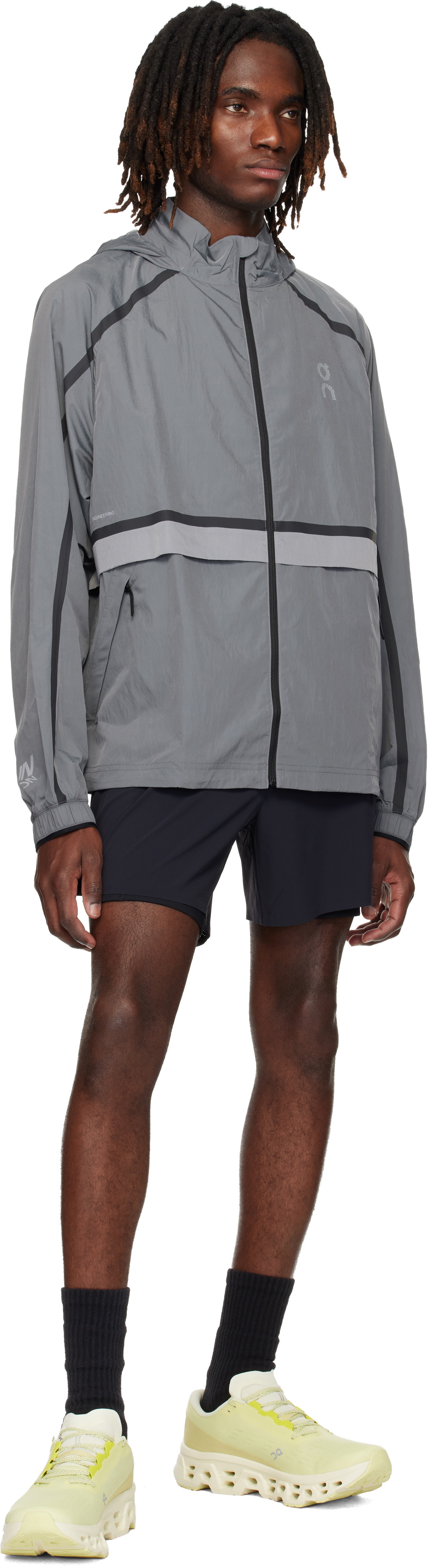 On Gray Performance Volt Running Jacket