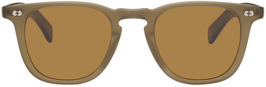 Garrett Leight Brown Brooks X Sunglasses