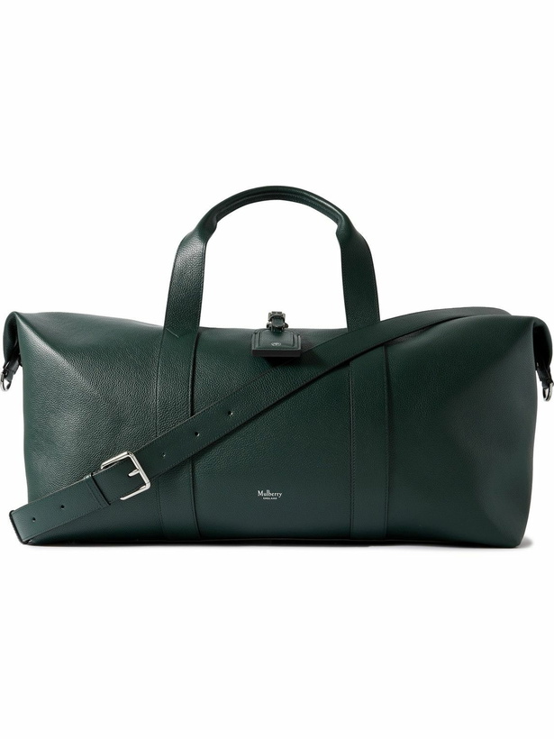 Photo: Mulberry - Heritage Medium Clipper Full-Grain Leather Holdall