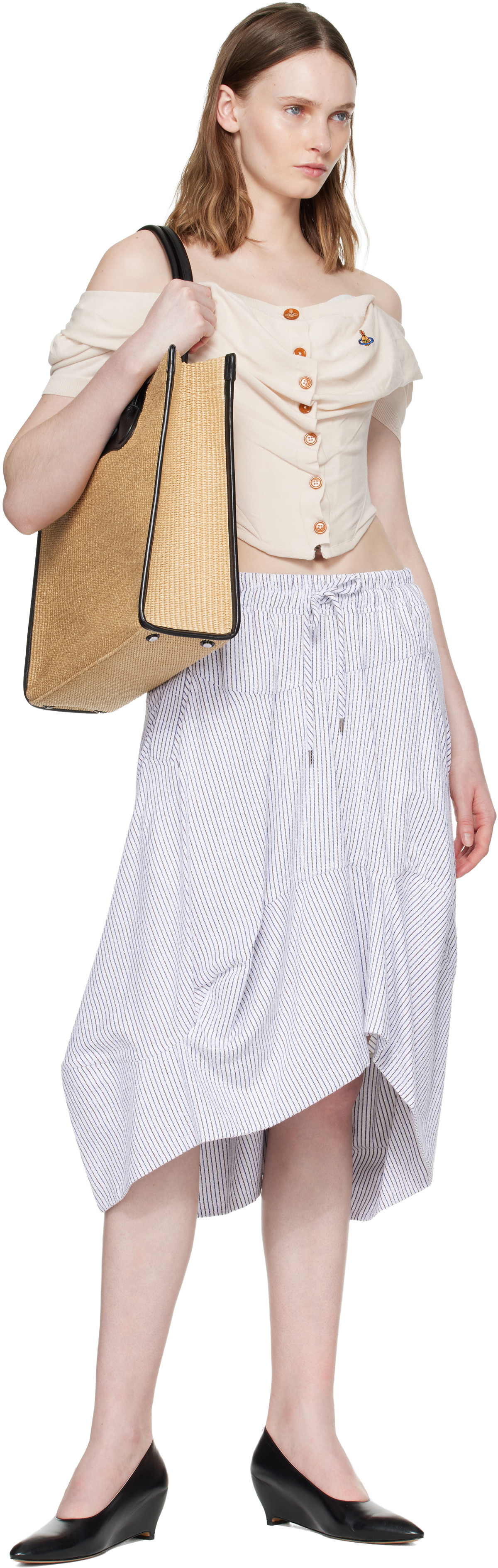 Vivienne Westwood Beige Troy Tote