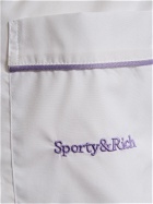 SPORTY & RICH - Serif Logo Long-sleeve Pajama Top
