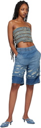 Diesel Blue De-Tary Denim Top
