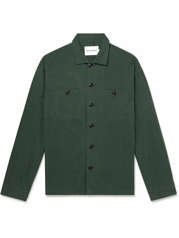 Photo: GENERAL ADMISSION - Brushed Cotton-Twill Shirt - Green