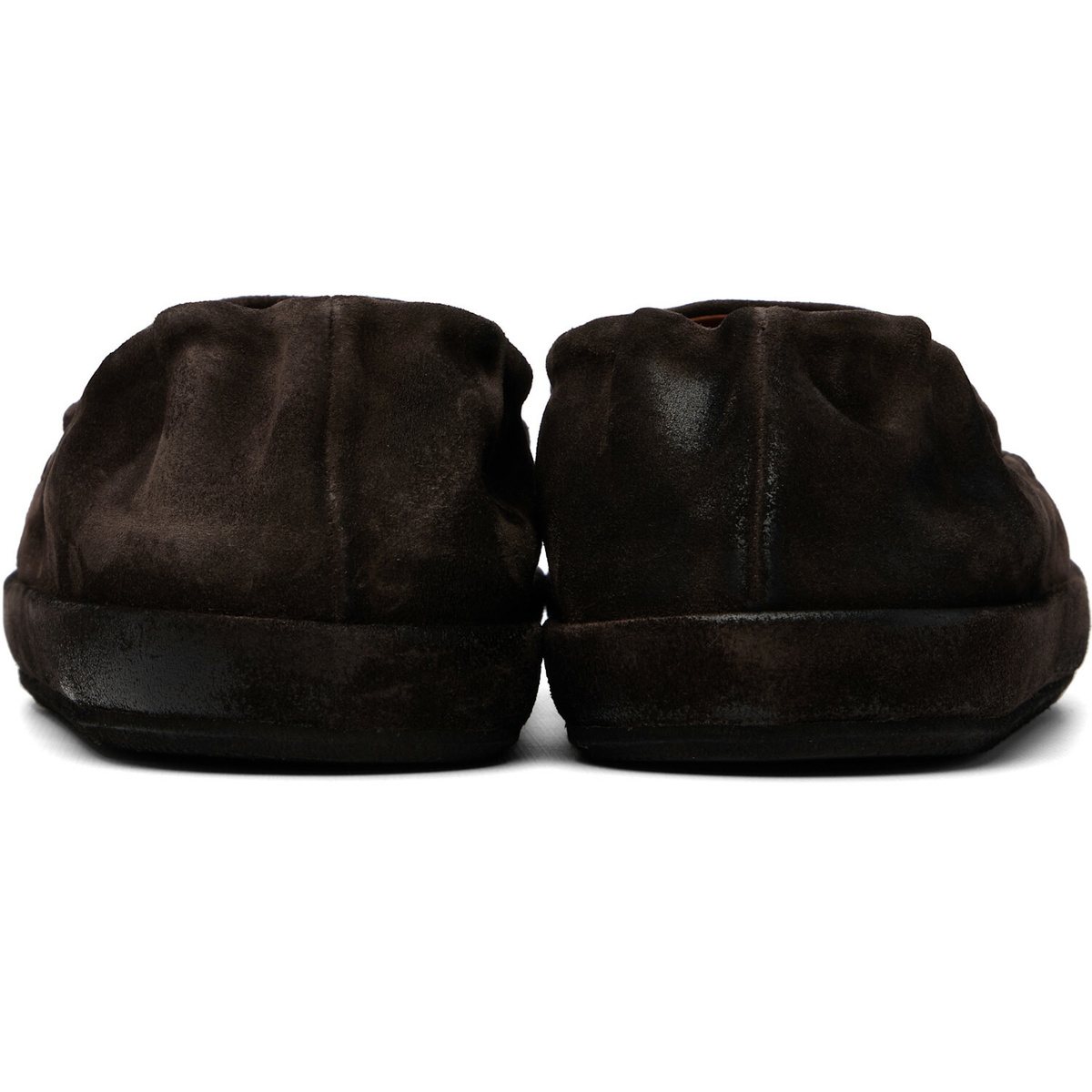 Marsèll Brown Scatopelle Suede Loafers
