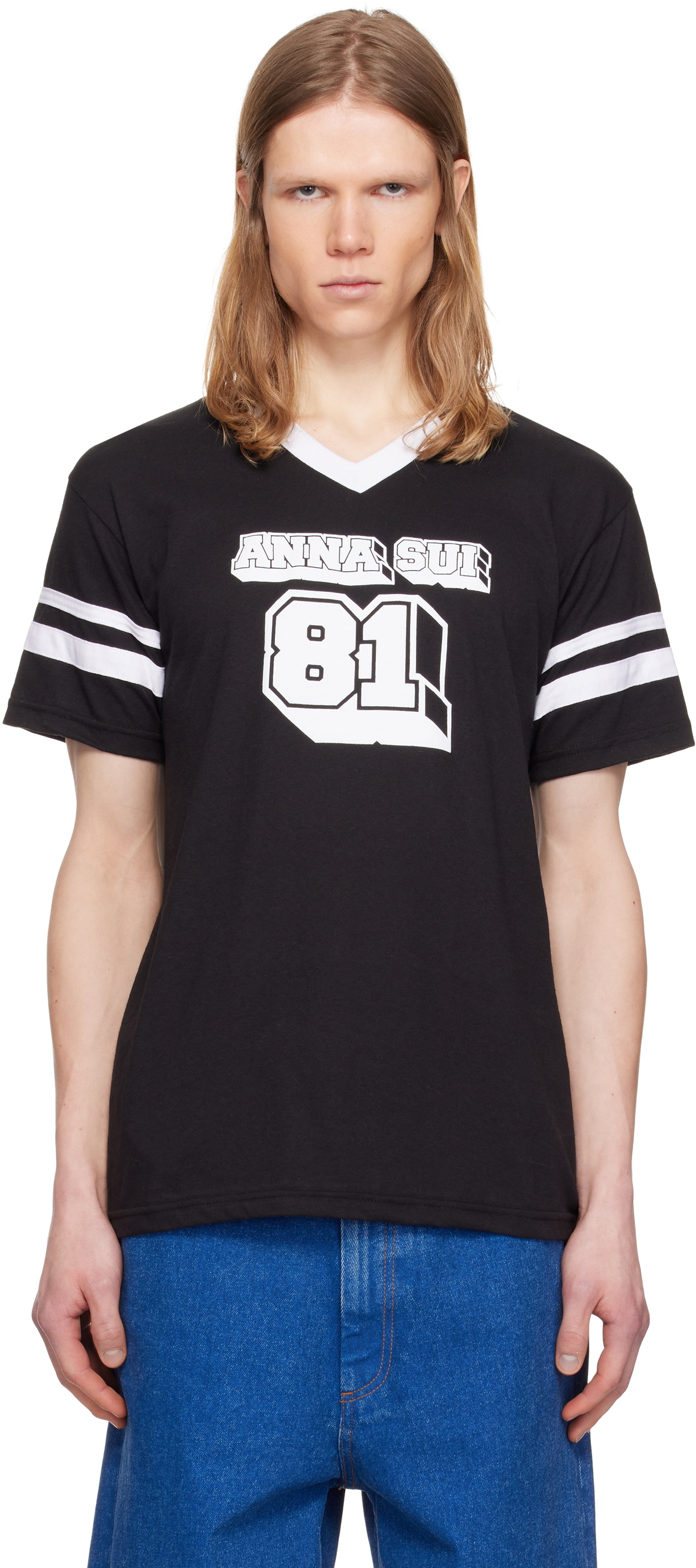 【関税込み】Anna Sui ホワイト Beach Girl ベビーTシャツ ANNA SUI｜【推しの子】*ANNA SUI リンガーちびTシャツ