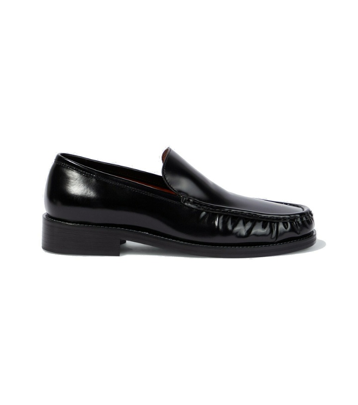 Photo: Acne Studios - Embellished leather loafers