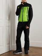 Moncler Grenoble - Quilted Panelled Jersey Down Ski Jacket - Green