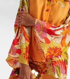 Camilla Floral silk shirt