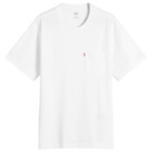 Levi's Men's Red Tab Excusive Heavyweight Pocket T-Shirt in Bright White