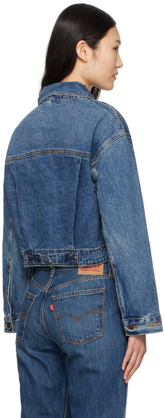 Levi’s denim tailored jacket single Levi's Engineered Denim Jacket..sz M.. Vintage .1990's