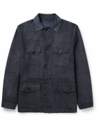 Canali - Suede Jacket - Blue