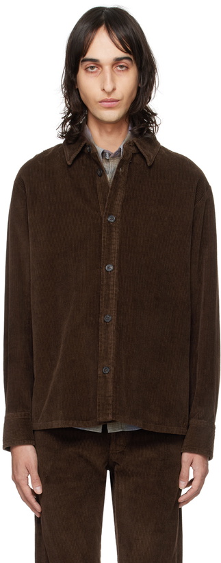 Photo: A.P.C. Brown Bobby Shirt