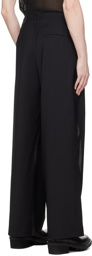 Feng Chen Wang Black Paneled Trousers