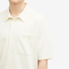 Norse Projects Men's Rollo Full Button Knit Polo in Kit White