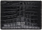 TOM FORD Black Money Clip Card Holder