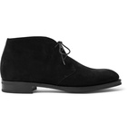 Edward Green - Banbury Suede Desert Boots - Black