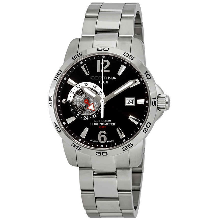 Photo: Certina DS Podium GMT Black Dial Mens Watch C034.455.11.057.00